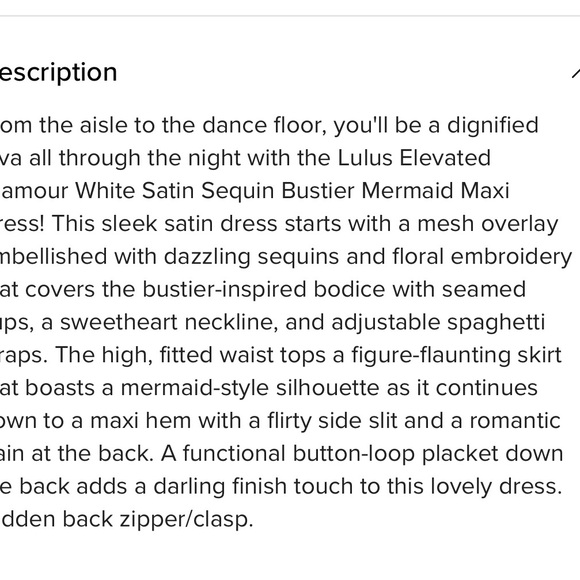 NWT Lulus Wedding dress - Picture 7 of 12